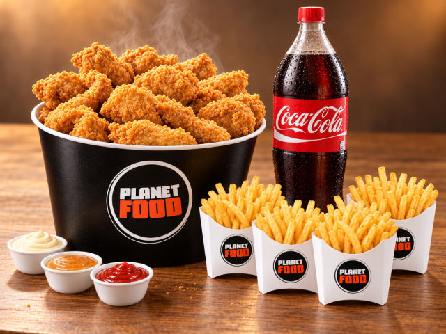 Menu Bucket 15 Tenders + 15 Wings